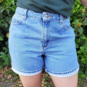 Liz Claiborne High-Waist Denim Shorts